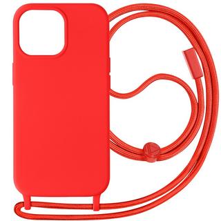 Avizar  Coque Cordon iPhone 15 Pro Rouge 