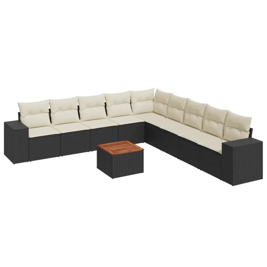 Ensemble de canapés de jardin rotin synthétique
