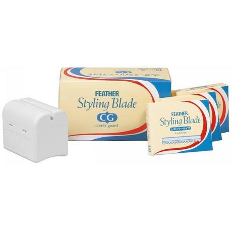 Feather  Styling Dispenser mit 5x10 Klingen inkl. Box 