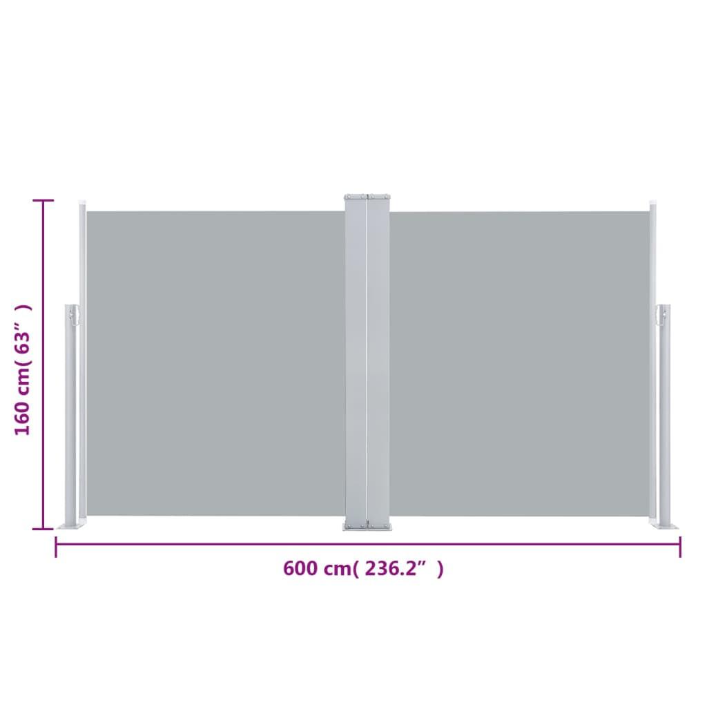 VidaXL tenda da sole laterale  