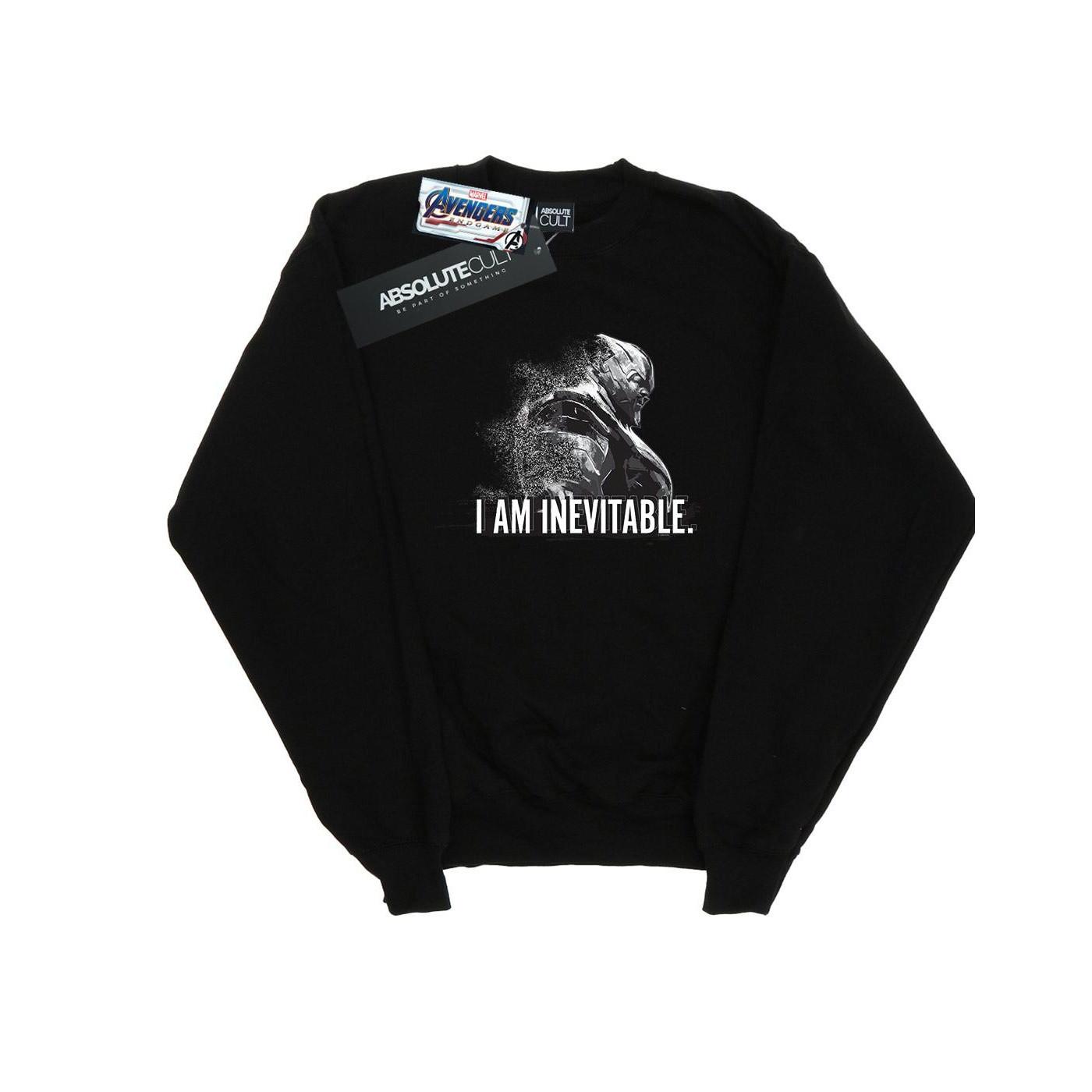 Image of Avengers Endgame I Am Inevitable Sweatshirt Herren Schwarz 4XL
