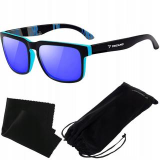 Trizand Polarisierte Sonnenbrille Schwarz Blau  