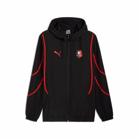 PUMA  veste imperméable prematch stade rennais 2024/25 