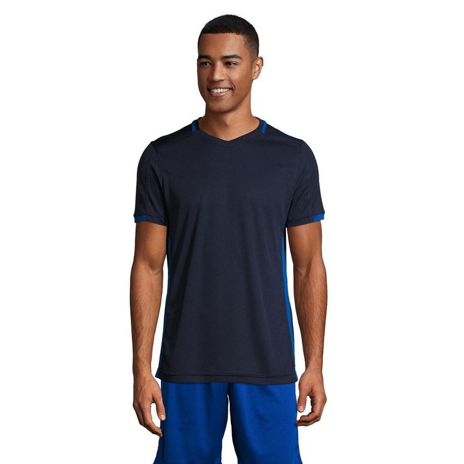 SOLS Classico T-shirt da calcio a maniche corte a contrasto  