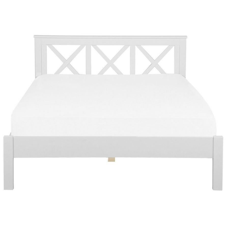 Beliani Lit à lattes en Bois de pin Traditionnel TANNAY  