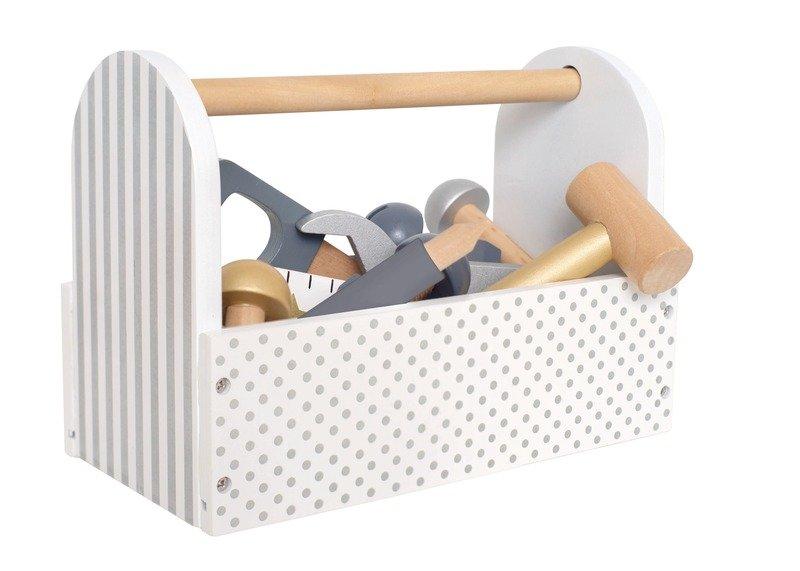 Image of JABADABADO Werkzeugbox Silber W7194 23x12x16 cm