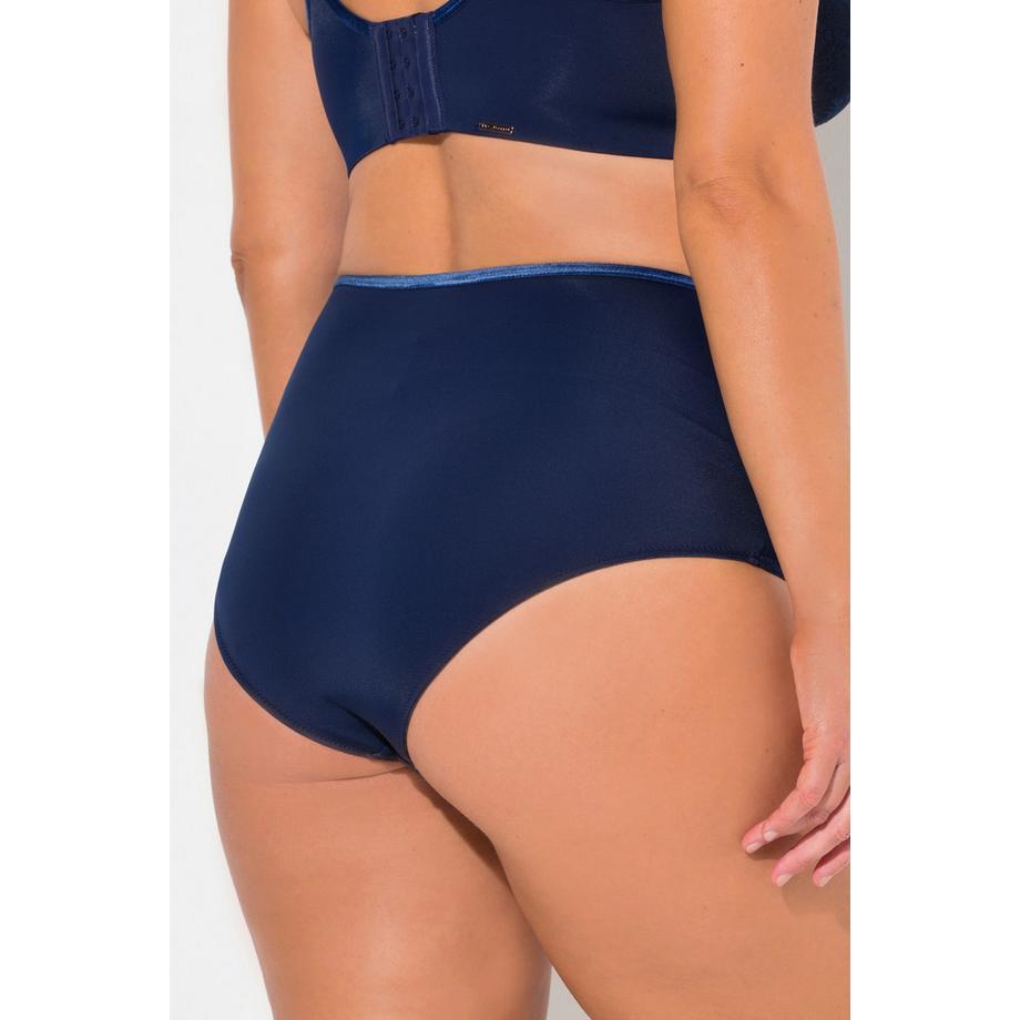 Ulla Popken Culotte Maxi Empiècement Dentelle Microfibres  