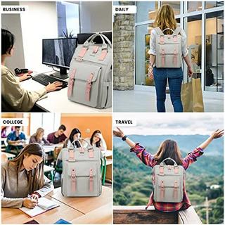 Only-bags.store  Sac à dos pour ordinateur portable, sac à dos d'école pour adolescent de 15,6 pouces avec pochette pour câble de données et port de chargement USB, sac à dos étanche, sac d'école pour l'école, le bureau, les voyages d'affaires 