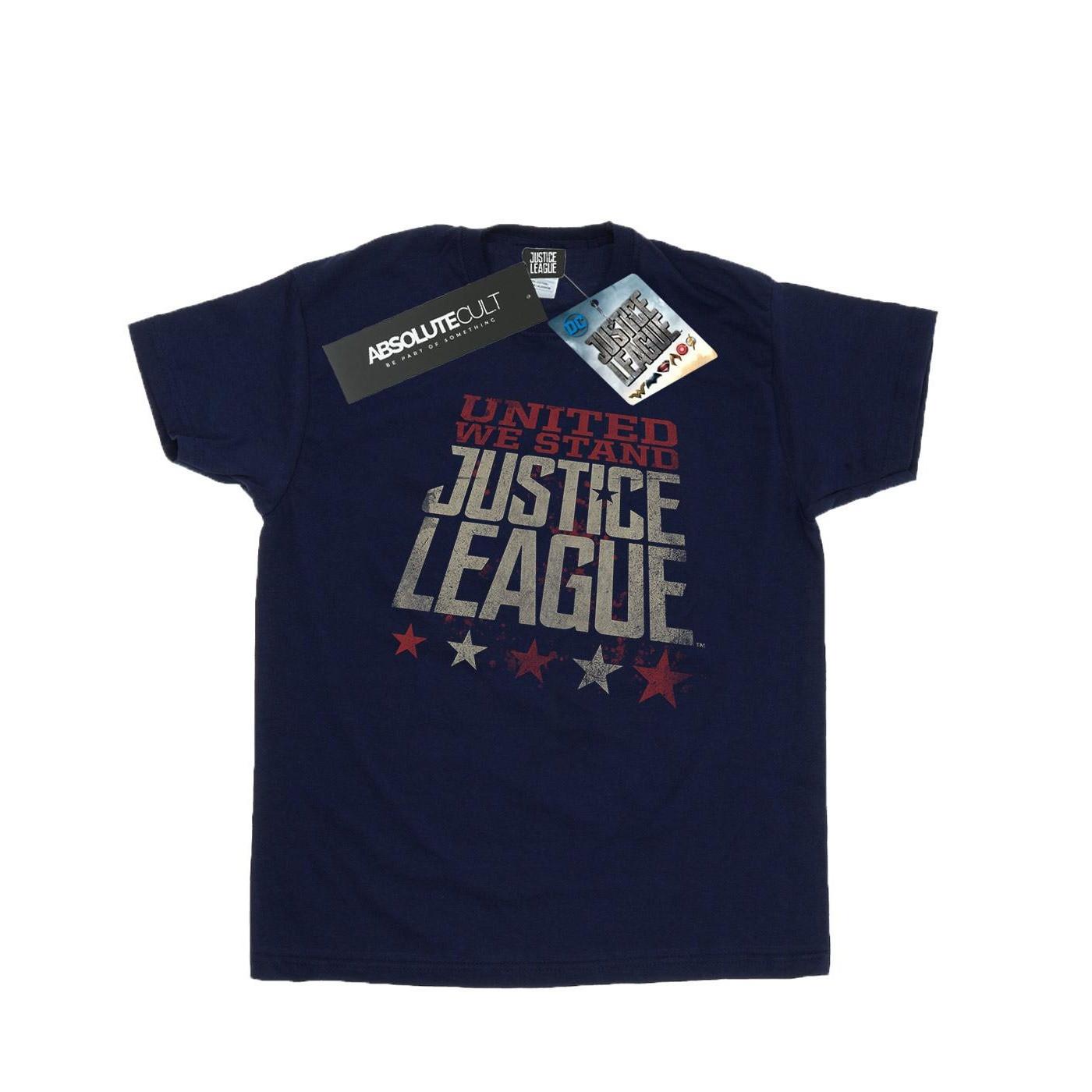 Image of Justice League Movie United We Stand Tshirt Damen Marine XL