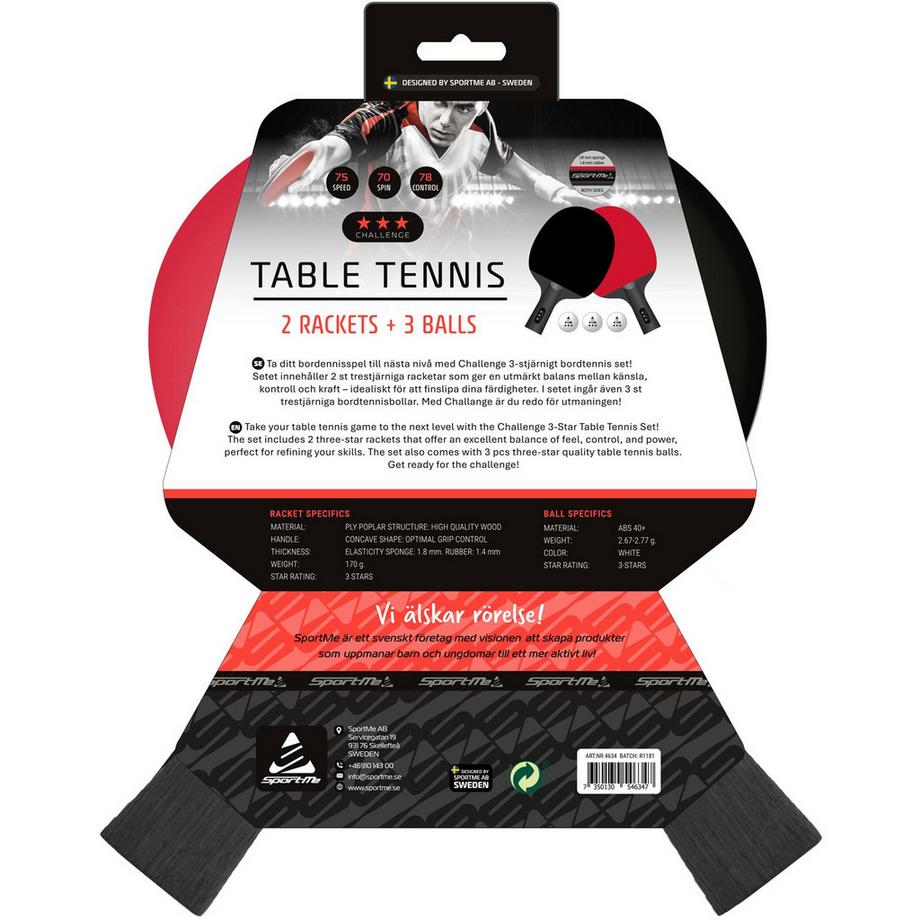 SportMe  Tischtennis-Set 