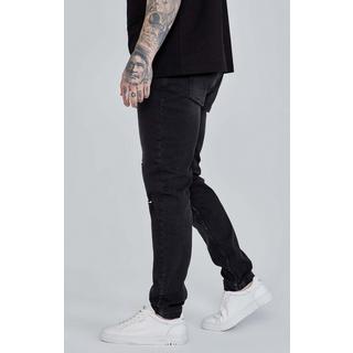 Sik Silk Distressed Slim Fit Jeans  