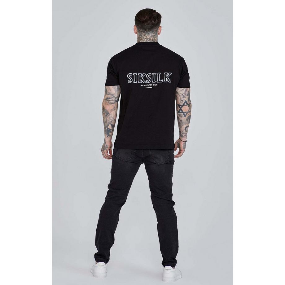 Sik Silk Distressed Slim Fit Jeans  