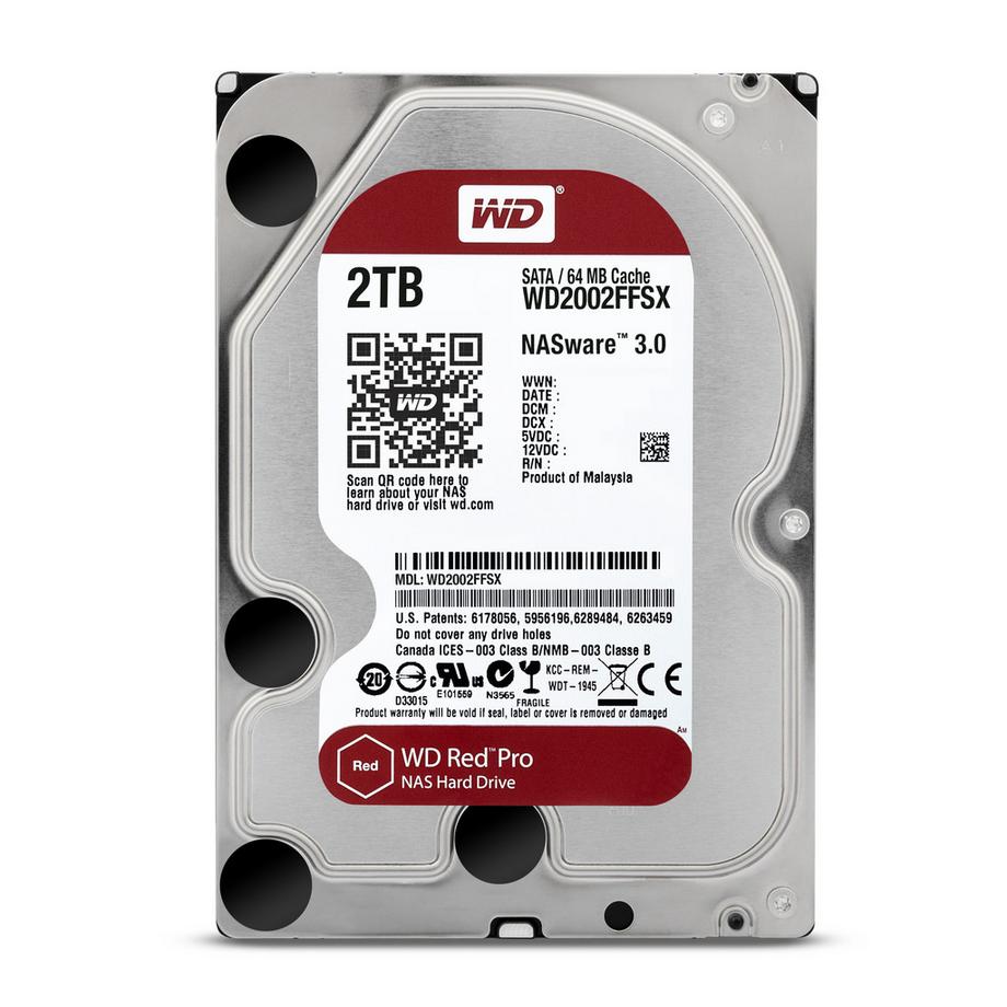 WD  Red Pro (2 TB, 3.5", CMR) 