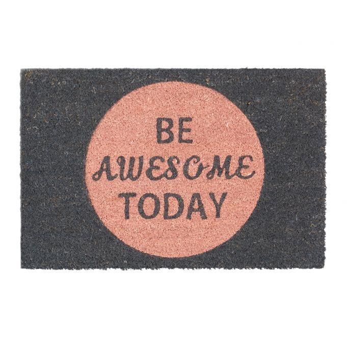 B2X Zerbino in fibra di cocco "Be awesome today"  