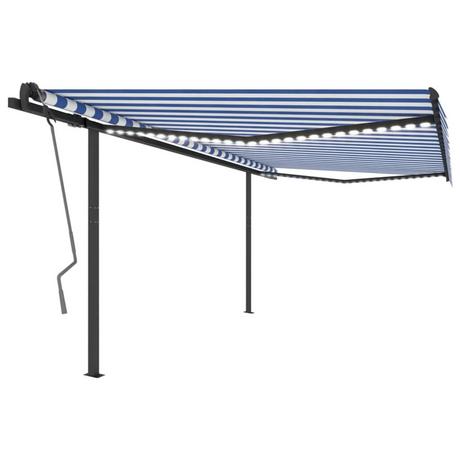 VidaXL Auvent rétractable tissu  