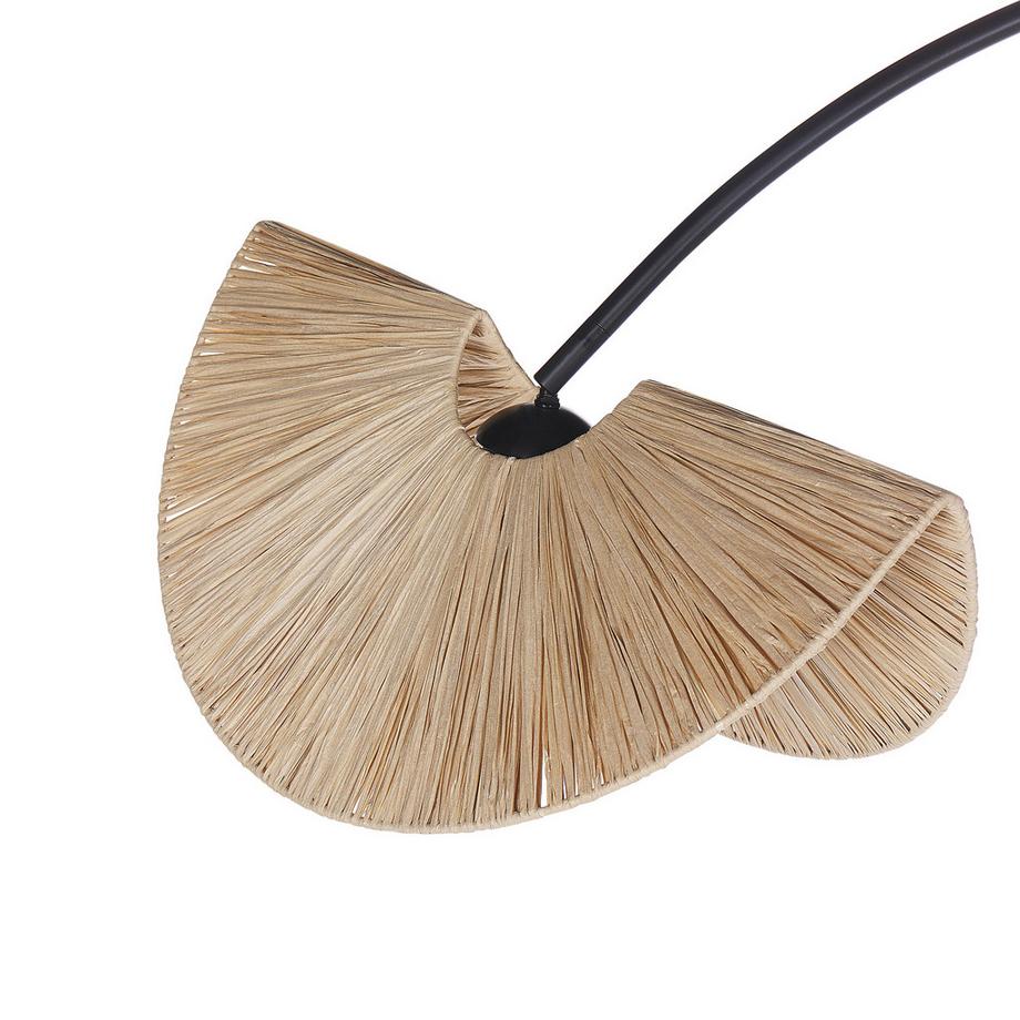 Beliani Stehlampe aus Papier  HERRON  