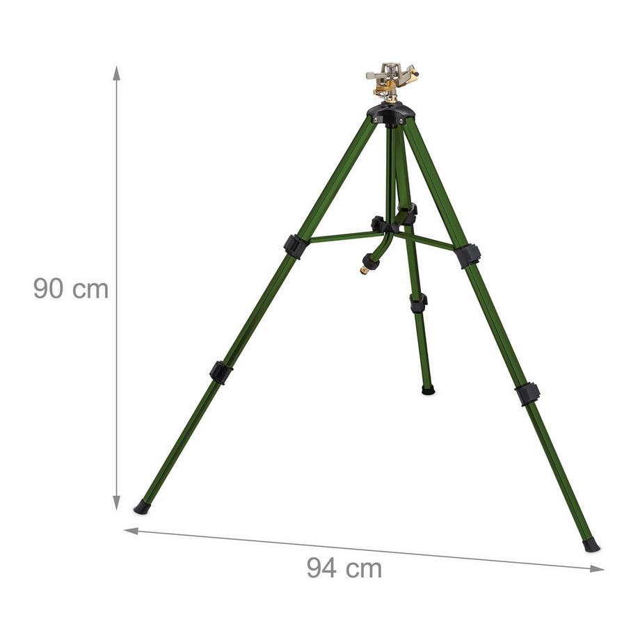 B2X  Grüner Sprinkler mit Metallständer 