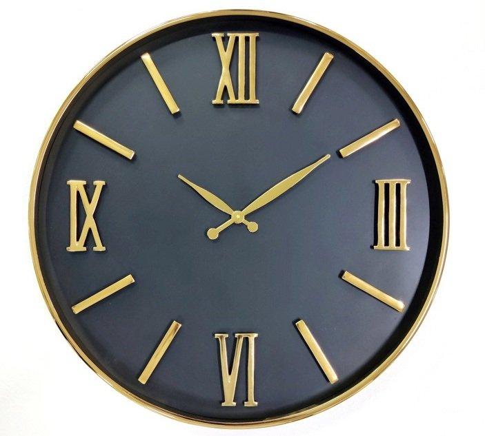 mutoni Orologio da parete Dune nero oro 60  