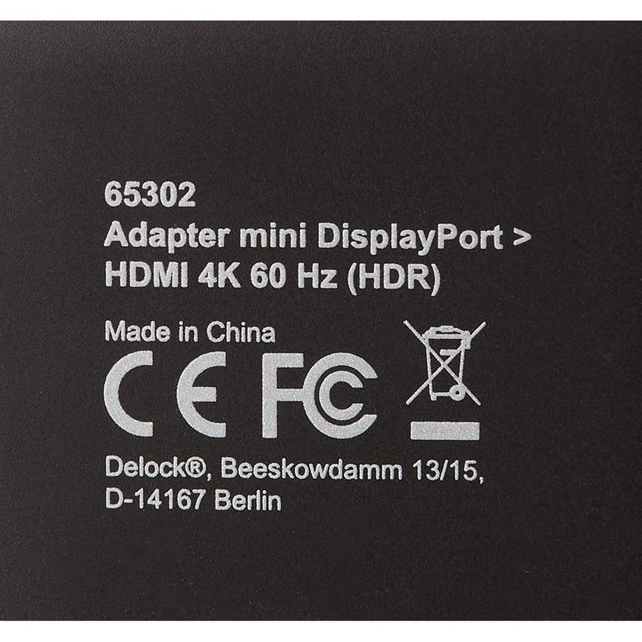 DeLock  Adaptateur  Mini-DisplayPort - HDMI 