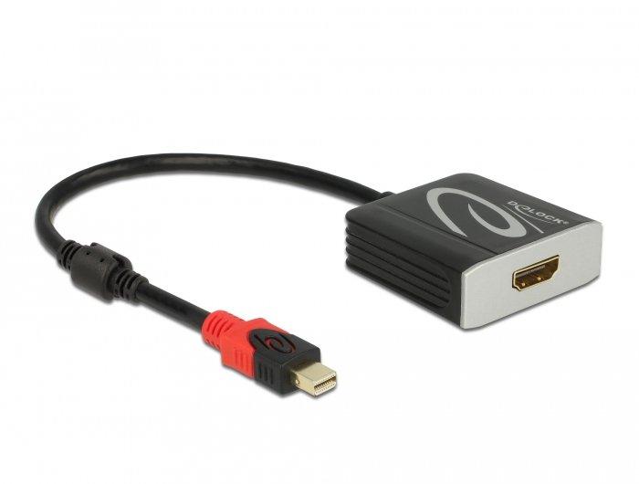 DeLock  DeLOCK Adaptateur actif mini DisplayPort 1.4 à HDMI 4K 60 Hz (HDR) 