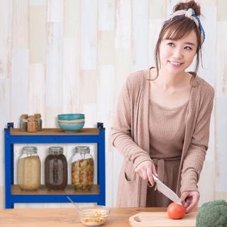 B2X Blaues stabiles Regal mit 5 Ebenen  