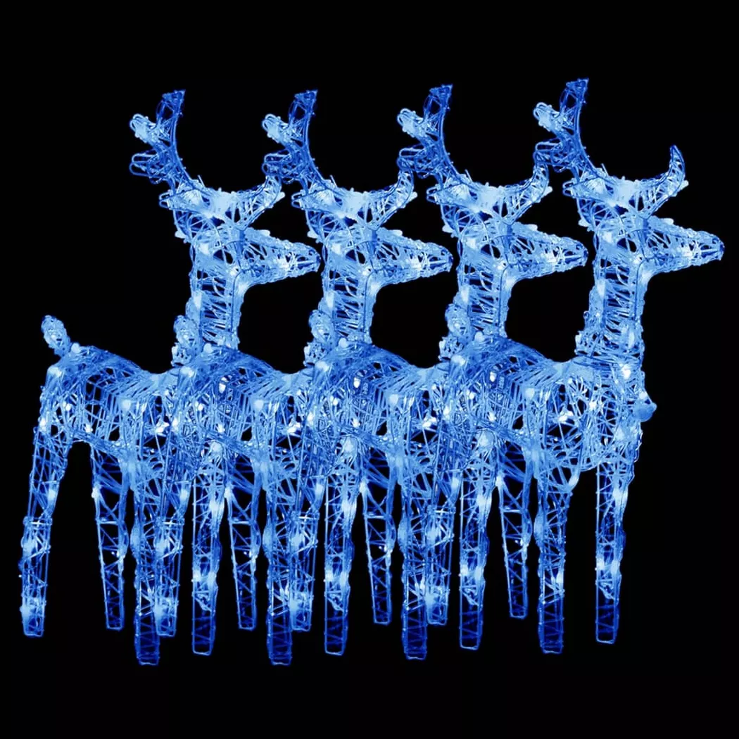 VidaXL - Renne de noël, One Size, Bleu