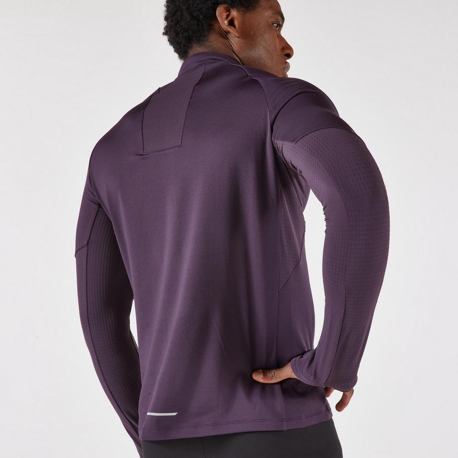 KIPRUN  Maglia a maniche lunghe con mezza zip 