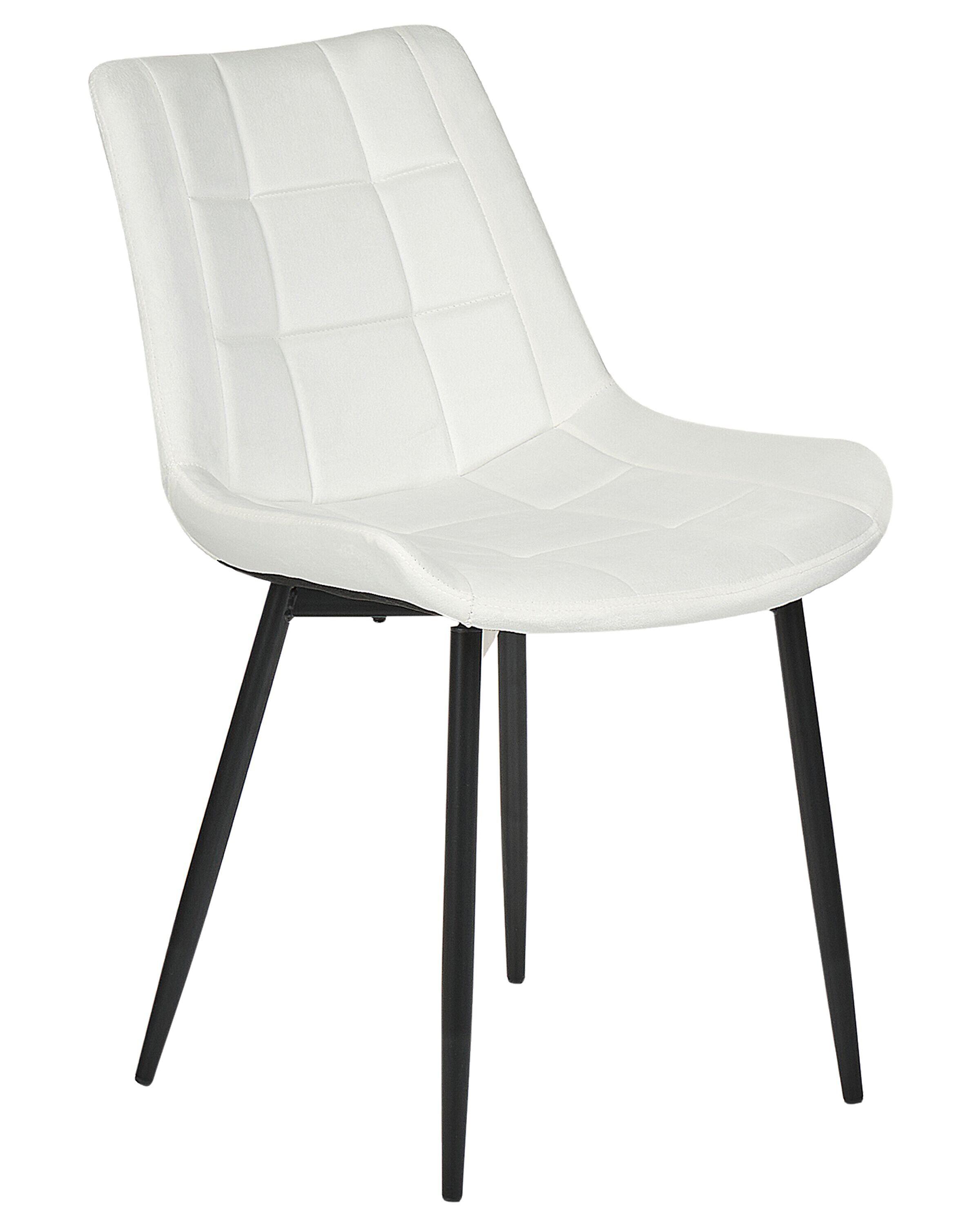 Beliani Chaise de salle à manger en Velours Moderne MELROSE II  