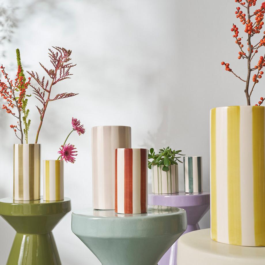 La Redoute Intérieurs Vase en céramique à rayures  