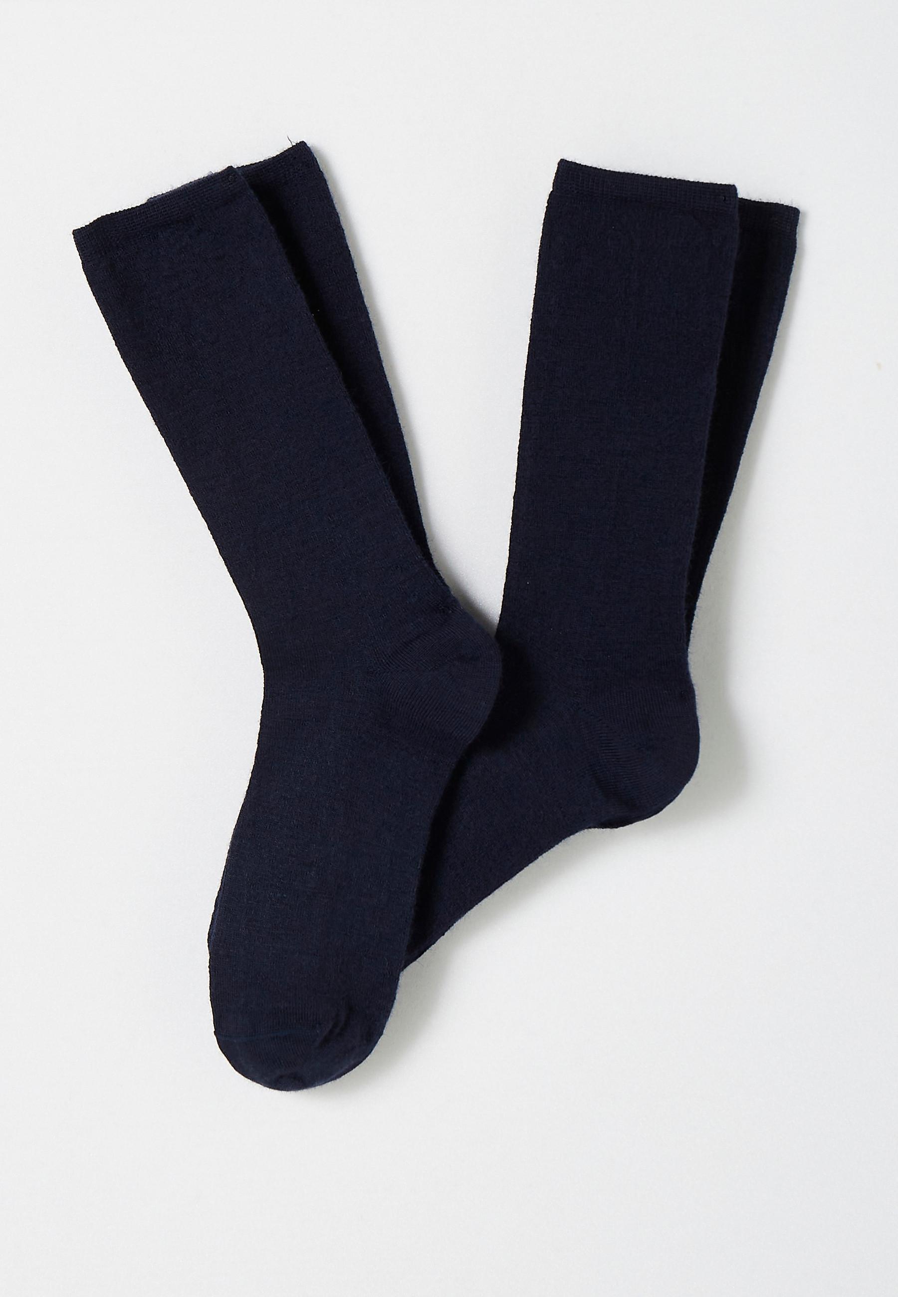 Image of Socken Im 2er-pack Aus Thermolactyl-woll-mix. Herren Blau 39-41