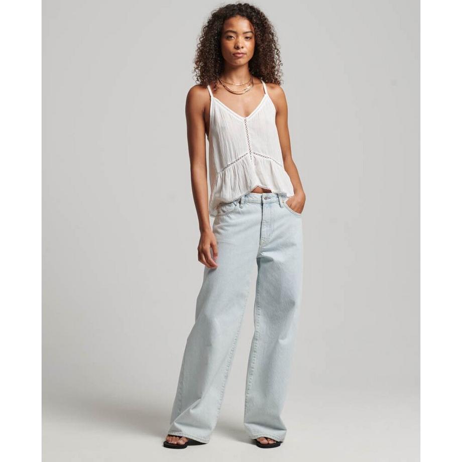 Superdry Camisole Top mit Leiterborte  