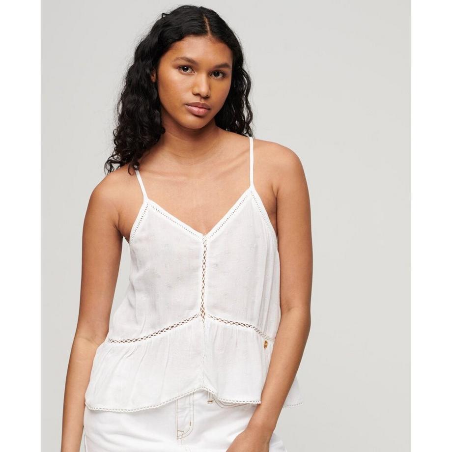 Superdry Camisole Top mit Leiterborte  