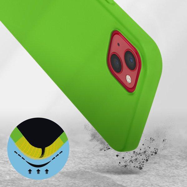 Avizar  Coque iPhone 13 Mini Silicone Vert 