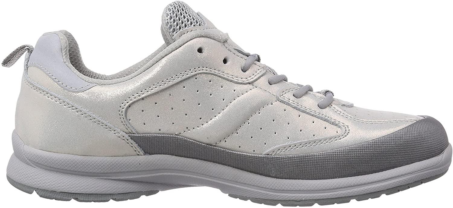 Image of Dalina - Leder Sneaker Damen Silber 37