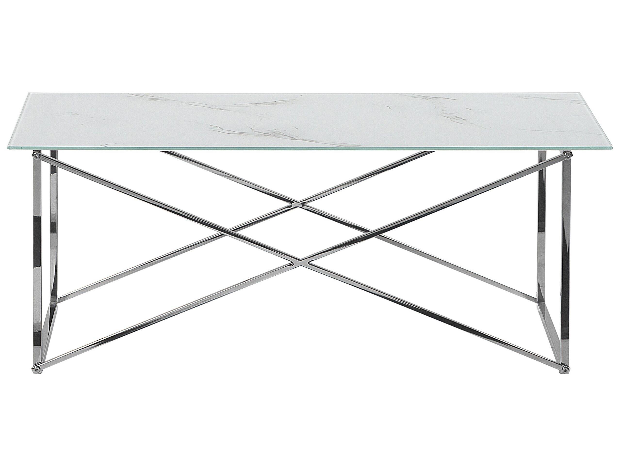 Beliani Table basse en Verre de sécurité Moderne EMPORIA  