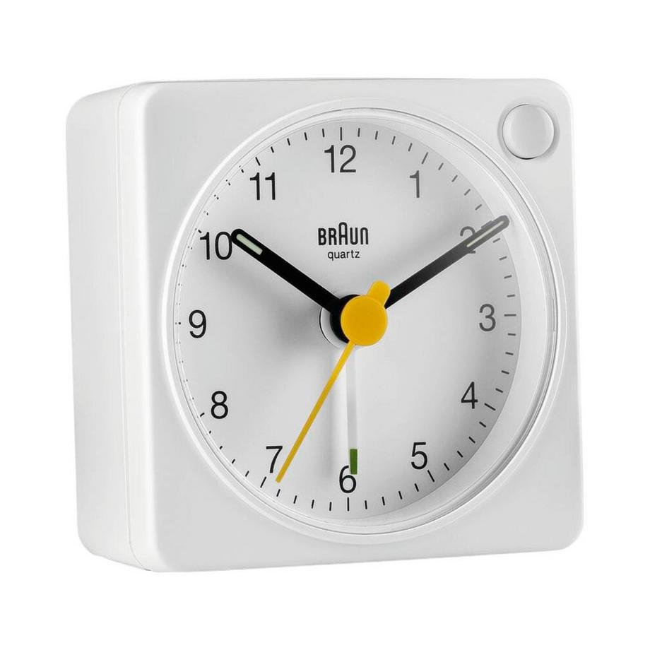 BRAUN  BNC02W weiss - Analog-Quarzwecker 