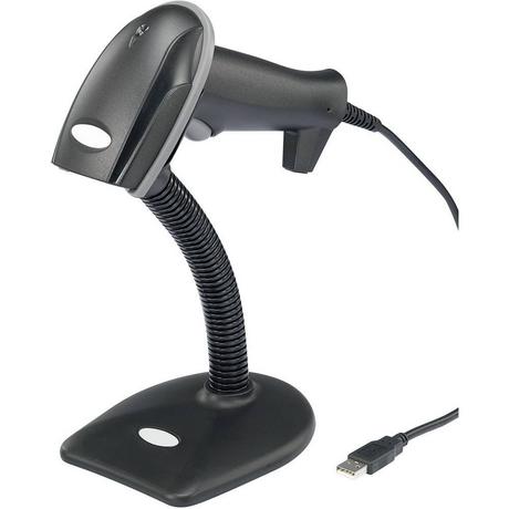 Renkforce  1D Barcode-Scanner Laser, USB-Kit, mit Standfuss 