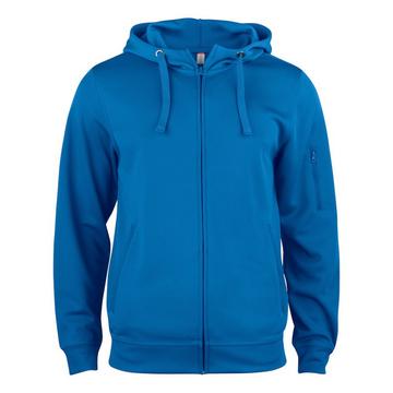 Basic Hoodie mit durchgehendem Reißverschluss  Aktiv