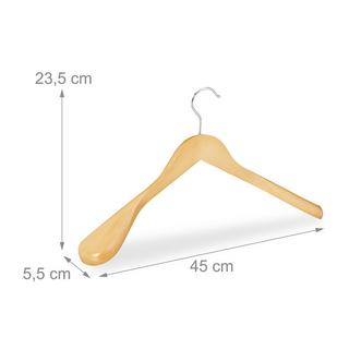 B2X Lot de 10 cintres pour costumes  