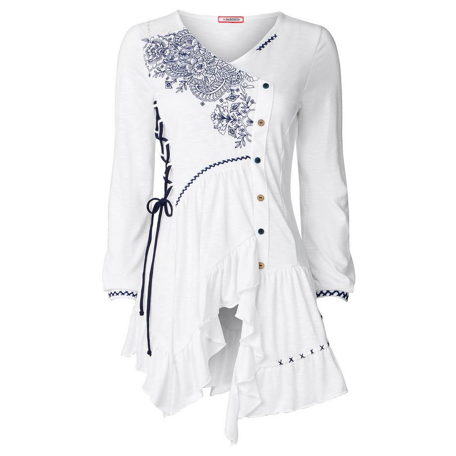Joe Browns Tunique Col V Broderies Volants  