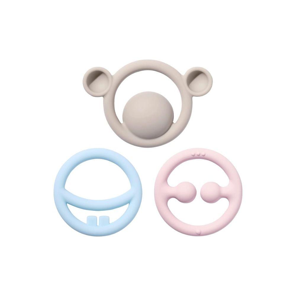 Image of Nigi, Nagi, Nogi Beiss-/Greifringe pastell (3Teile)