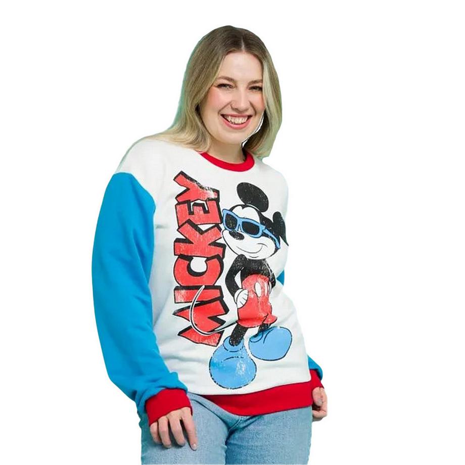 Disney Mickey Mouse Blockfarben Sweatshirt  