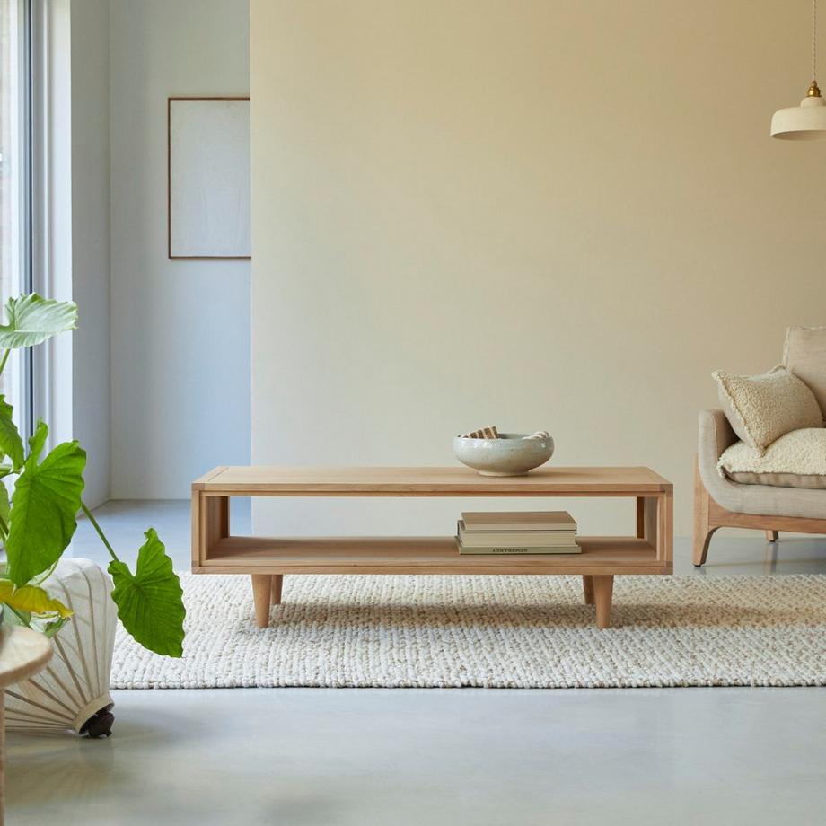 Tikamoon Tavolino in quercia massello Jonàk  