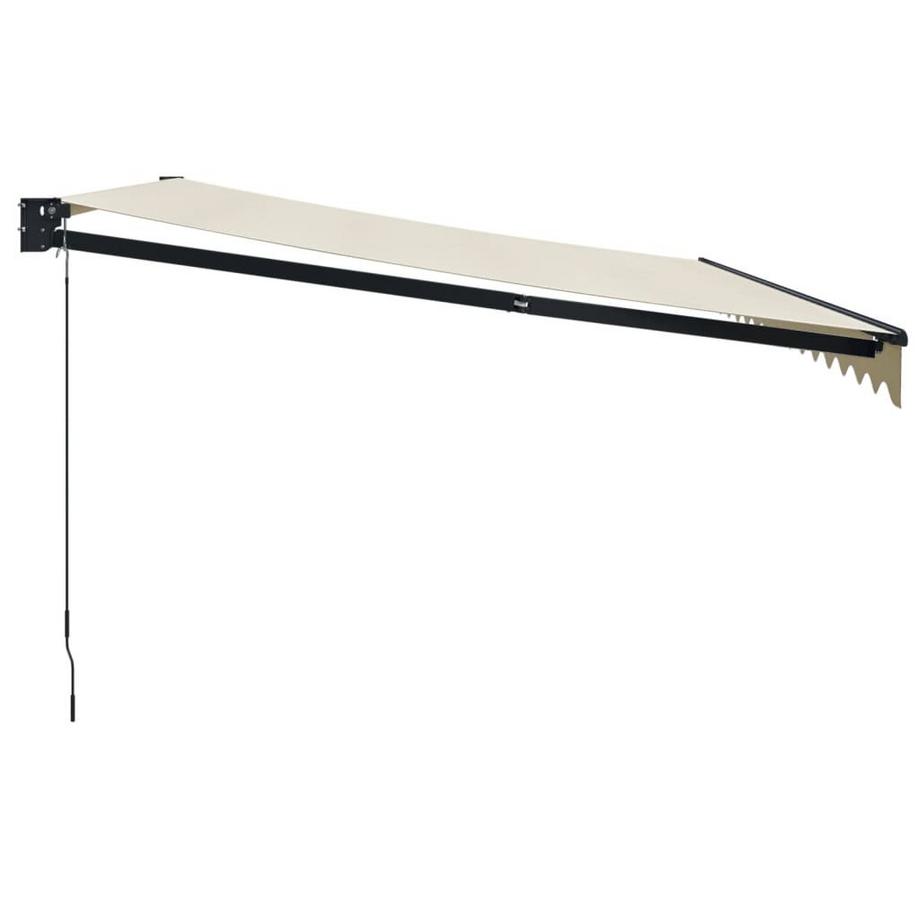 VidaXL Auvent rétractable tissu  