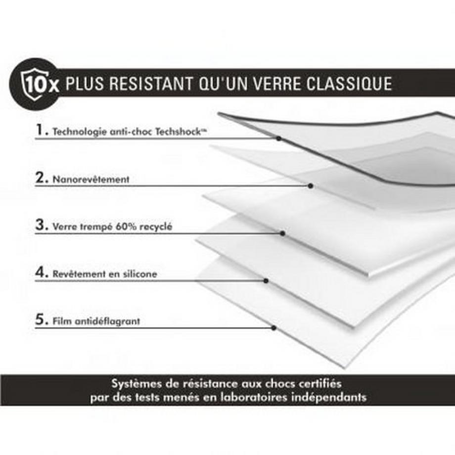 Force Power  Protection d'écran en verre pour iPhone 15 