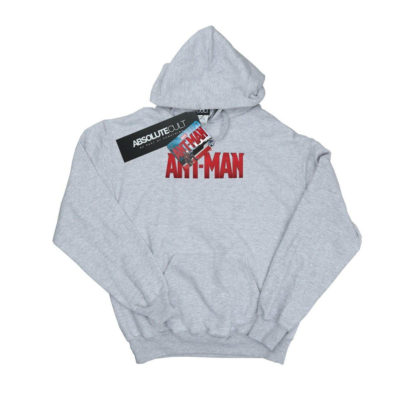 Image of Antman Movie Logo Kapuzenpullover Damen Grau L