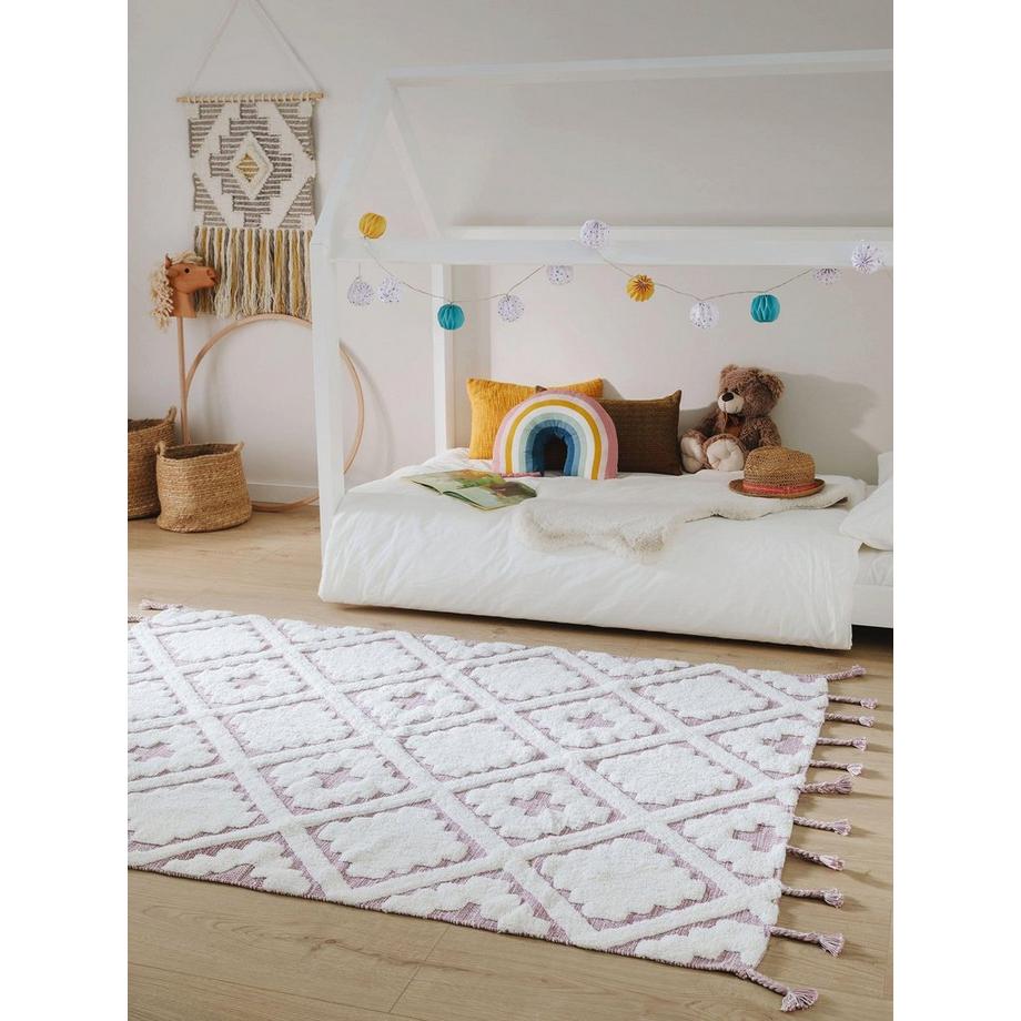 Benuta Waschbarer Kinderteppich Matheo Lila  