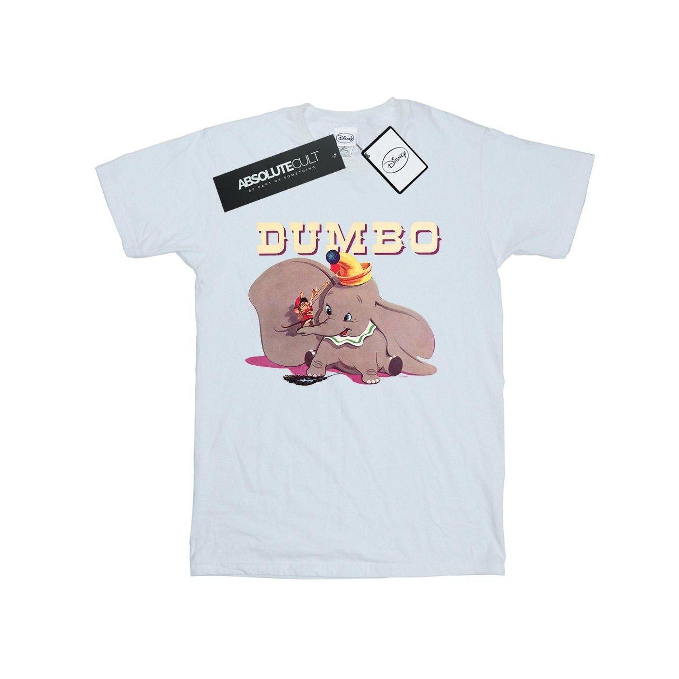 Image of Dumbo Timothy's Trombone Tshirt Unisex Weiss 128
