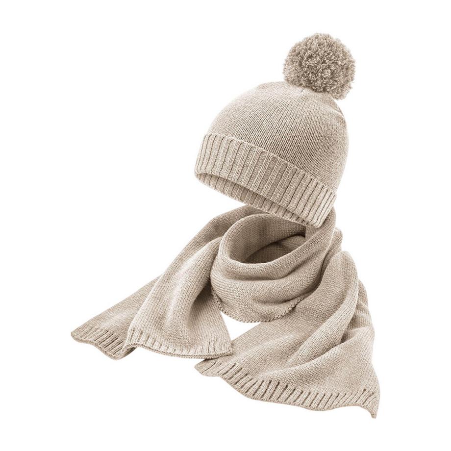 Beechfield  Mütze Schal Set, Jerseyware 