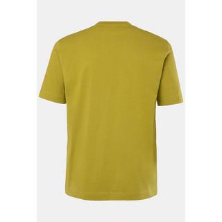 JP1880  T-shirt basic di cotone pettinato con scollo a girocollo, disponibile fino alla taglia 8XL 